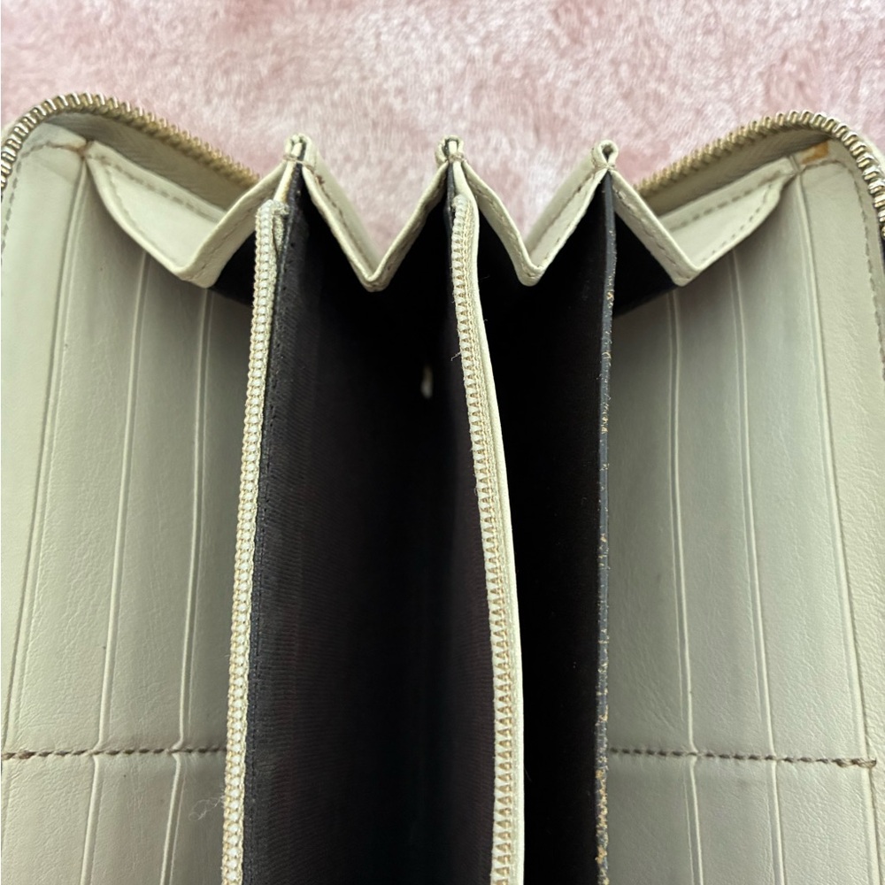 Gucci Beige and Brown GG Canvas Women’s Wallet Vintage - Picture 10 of 12